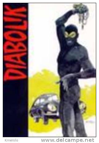 DIABOLIK Comic Carte Postale - Publicité