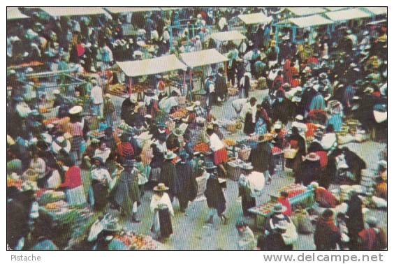 Equateur Ecuador - Marché Indigène - Mercado Indigena Otavalo - Indian Market - 2 Scans - Animée - Ecuador