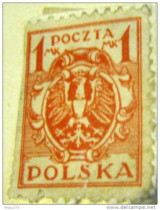 Poland 1920 Coat Of Arms 1m - Mint - Neufs