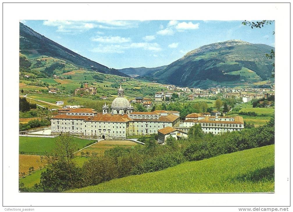 Cp, Espagne, Loyola, Sanctuaire De SAint-Ignace, Au Fond, Azpeitia, écrite 1975 - Otros & Sin Clasificación