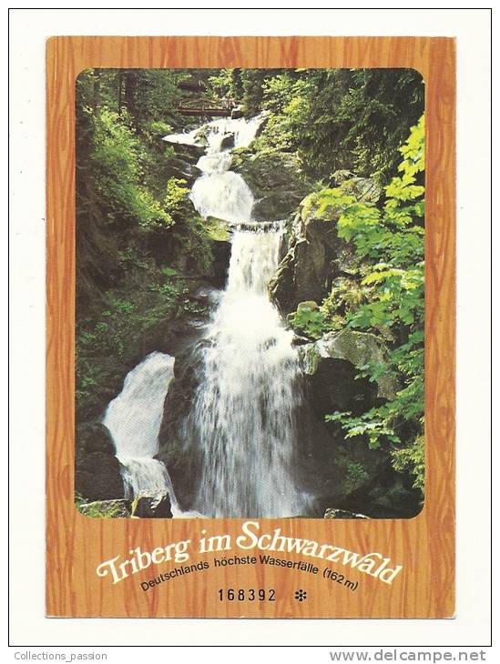 Cp, Allemagne, Triberg Im Schwarswald, Deutschlands Höchste Wasserfälle - Triberg