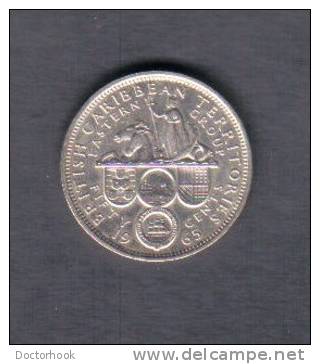 EASTERN CARIBBEAN STATES    50  CENTS 1965 (KM # 7) - Kolonies