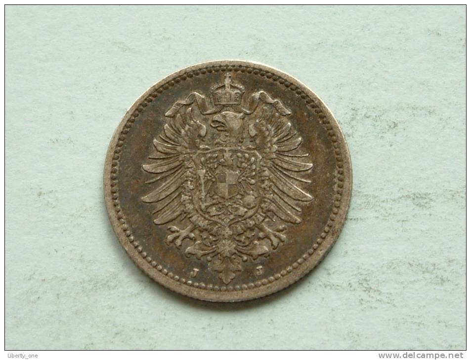 1875 J - 50 PFENNIG / KM 6 ( For Grade, Please See Photo ) ! - 50 Pfennig