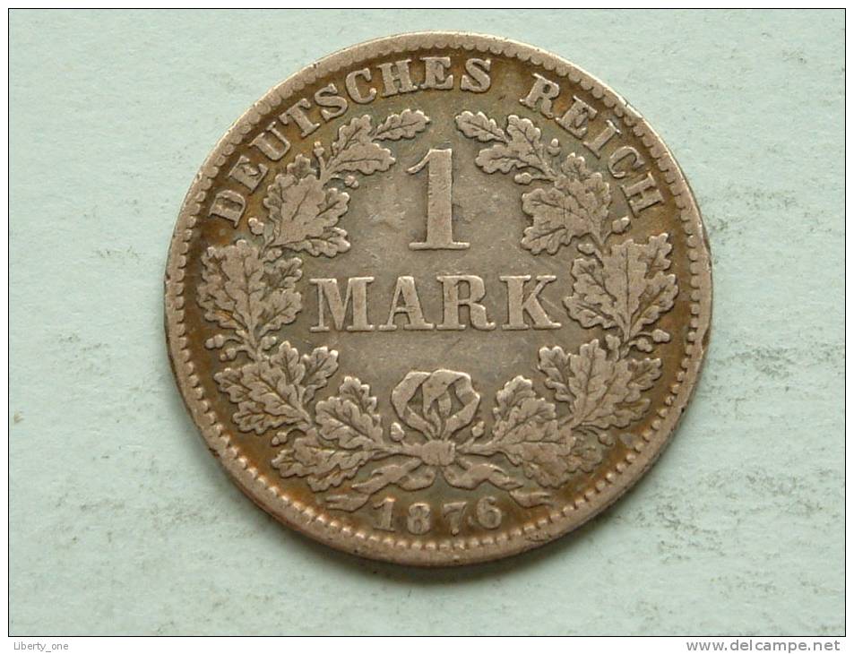 1876 D - 1 MARK / KM 7 ( For Grade, Please See Photo ) ! - 1 Mark