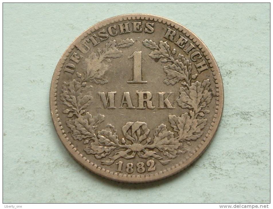 1882 G - 1 MARK / KM 7 ( For Grade, Please See Photo ) ! - 1 Mark