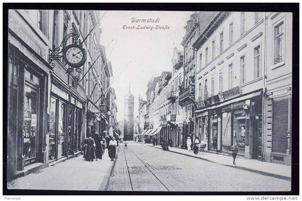 105  ALLEMAGNE - DARMSTADT - Ernst-Ludwig-Strasse - Darmstadt