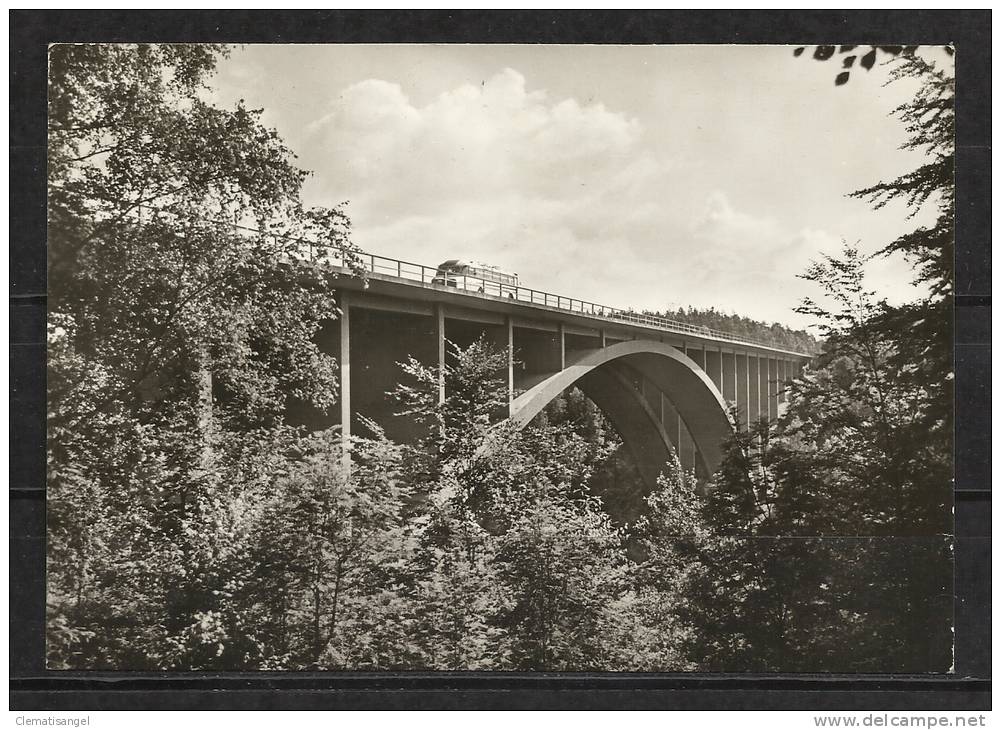 TOP!! TEUFELSTALBRÜCKE AM HERMSDORFER KREUZ * ZU DDR ZEIT 1977 **!! - Hermsdorf