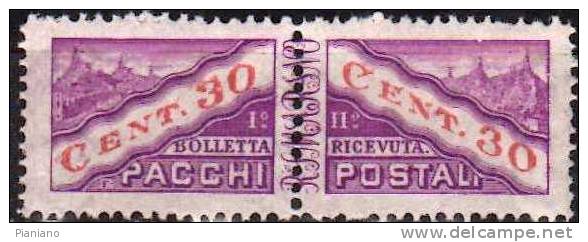 PIA - S.MARINO - 1947 :  Pacchi  Postali - (16-30) - Colis Postaux