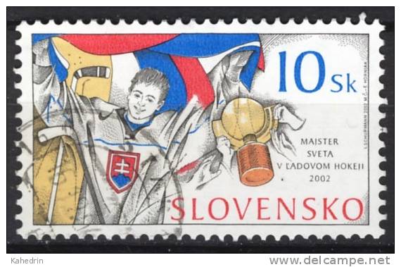 Slovakia Slovensko 2002, Ice-hockey (o), Used - Usados