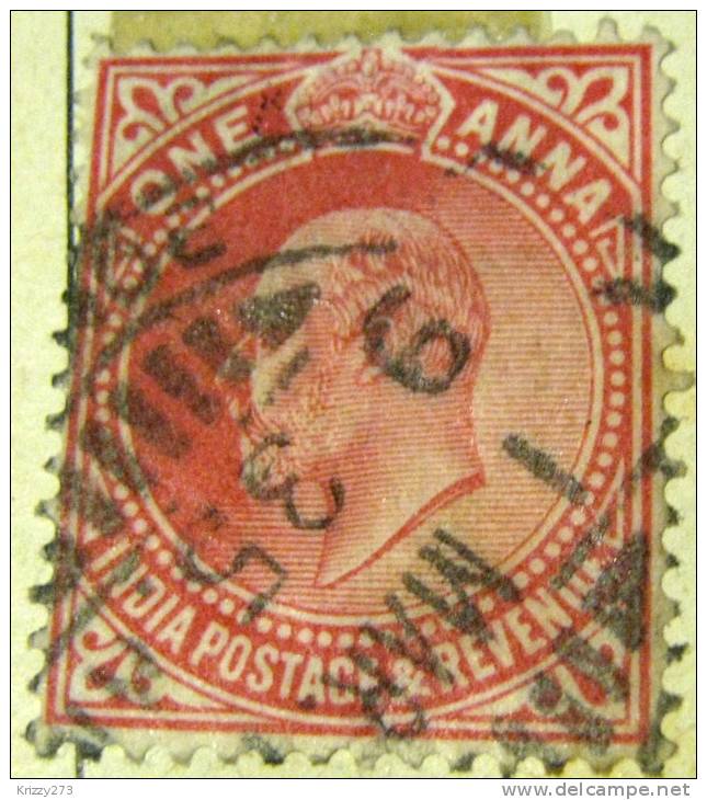 India 1902 King Edwards VII 1a - Used - 1902-11 King Edward VII