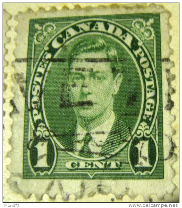 Canada 1937 King George VI 1c - Used - Used Stamps