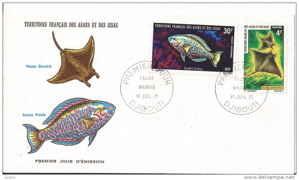 Afars Et Des  Issas  Fdc    01/07/1971    Djibouti - Other & Unclassified