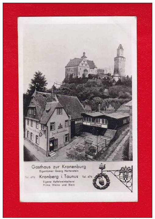 Ak Kronberg, Gasthaus Zur Kronenburg - Kronberg