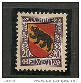 SWITZERLAND - 1921  PRO JUVENTUDE   - Yvert # 186 - MINT NH - Unused Stamps