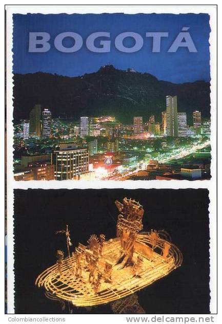 Lote PEP260, Colombia, Postal, Postcard, Bogota, Centro, Balsa Muisca - Kolumbien