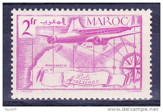 Maroc PA N°46 Neuf Charniere - Poste Aérienne