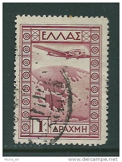 Greece 1933 Airmail - Government´s Issue 1 Drx Used S0647 - Used Stamps