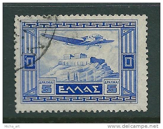 Greece 1933 Airmail - Government´s Issue 5 Drx Used S0648 - Gebraucht