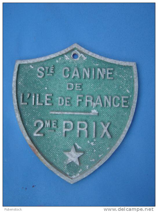 Plaque Concours "CANIN". - Tiere