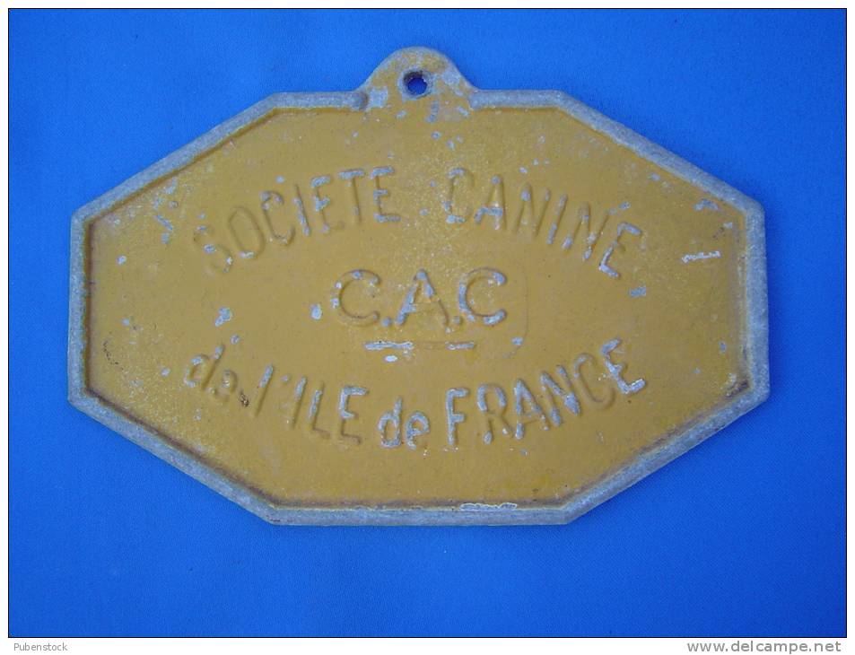 Plaque Concours "CANIN". - Animali