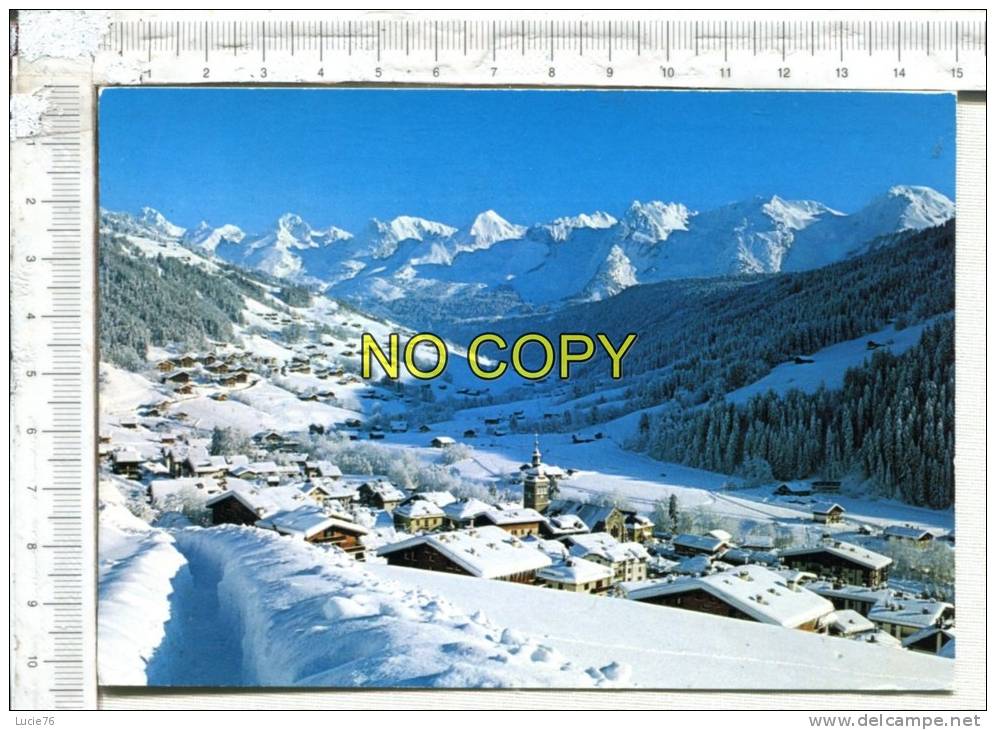 LE GRAND BORNAND - Vue Générale Et La Chaîne Des Aravis - Saint-Jean-d'Aulps