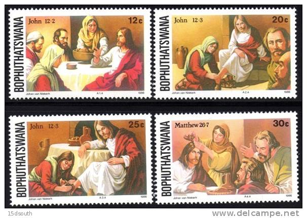 Bophuthatswana - 1986 Easter Set (**) # SG 168-171 - Pasen