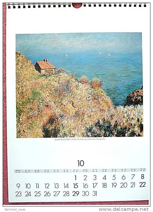 Foto Kalender  2000  -  Claude Monet Bilder-Fotos  -  Ca. 24 X 33,5 Cm - Calendars