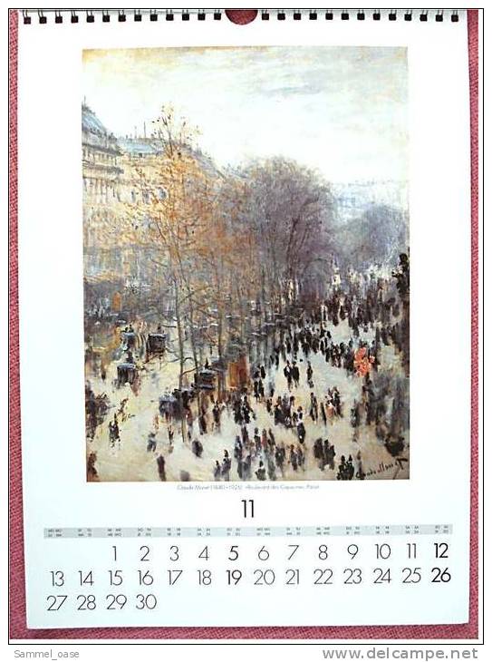 Foto Kalender  2000  -  Claude Monet Bilder-Fotos  -  Ca. 24 X 33,5 Cm - Calendars