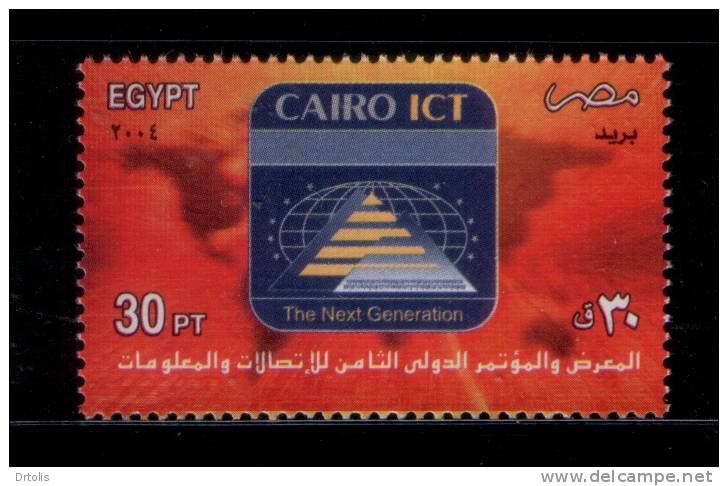 EGYPT / 2004 / Expo And Eighth International Conference On Communications And Information /  MNH /  VF. - Unused Stamps