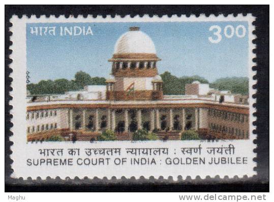 India MNH 1999, Supreme Court, New  Delhi, Architecture, Monument. - Neufs