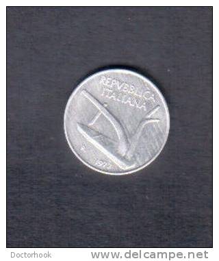 ITALY   10  LIRE  1973 (KM # 93) - 10 Liras