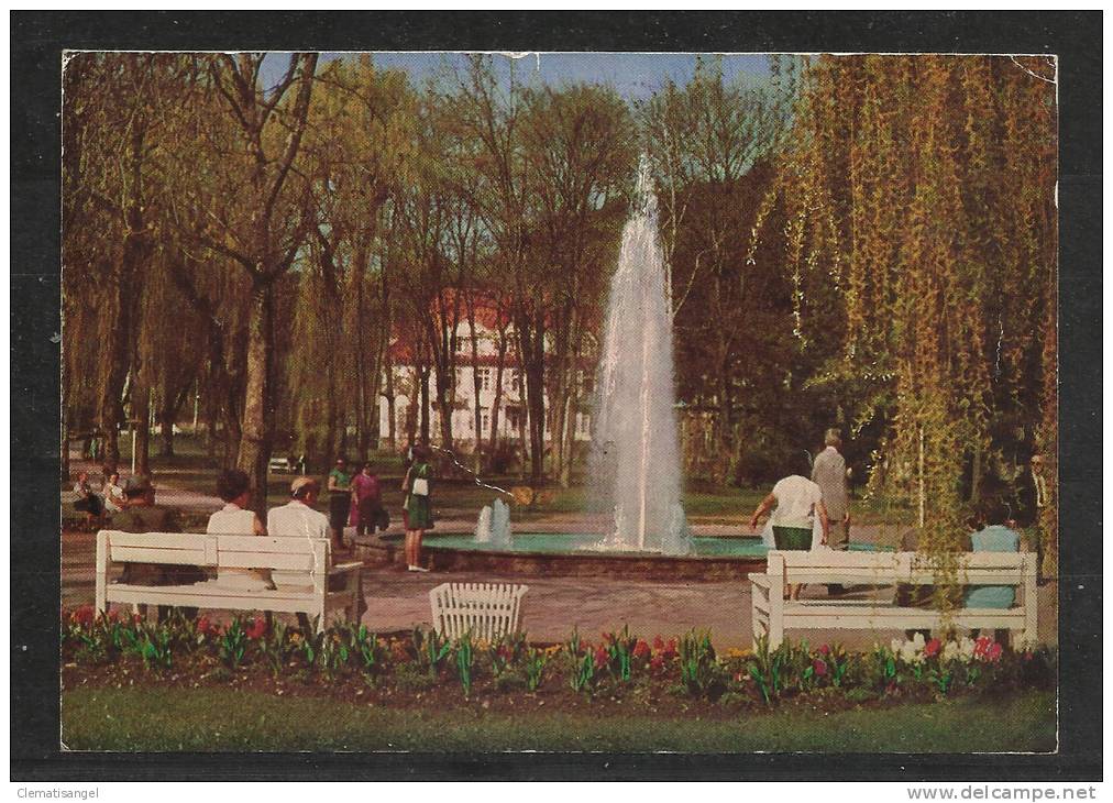 TOP!! BAD MERGENTHEIM * FONTÄNENBRUNNEN AM KURPARKEINGANG **!! - Bad Mergentheim