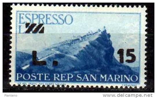 PIA - SAN  MARINO  - 1947-48 :  Espressi Precedenti Soprastampati  -  (SAS   Ex 16-20) - Francobolli Per Espresso
