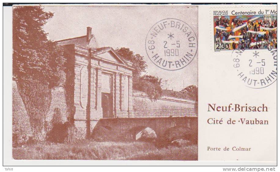 Neuf Brisach Porte De Colmar Timbre N°2644 - Brieven En Documenten