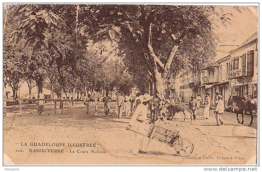 AK KARIBIK  CARIBBEAN  Guadeloupe BASSE -TERRE  OLD POSTCARD FEHLT Ganz Nach Rechts - Amerikaanse Maagdeneilanden