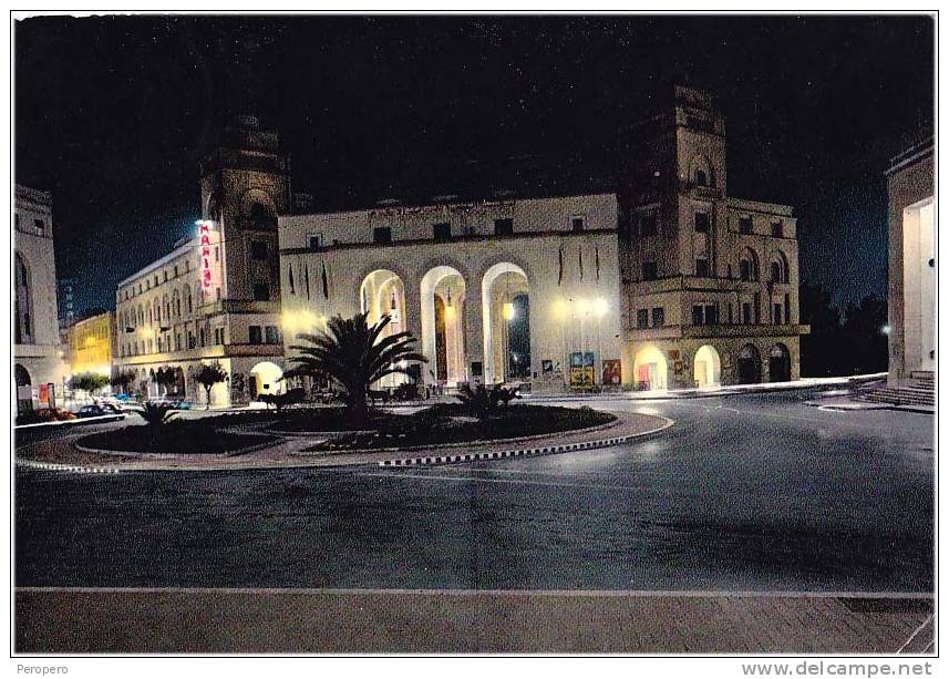 AK LIBYEN LIBIYA TRIPOLI CATHEDRAL SQUARE  OLD POSTCARD 1963 - Libyen