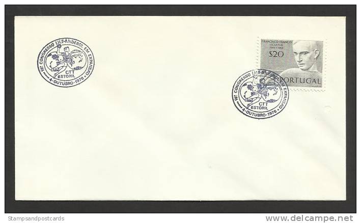 Portugal Cachet Commémoratif Congrès Hand-ball Estoril 1976 Event Pmk Handball Congress - Postal Logo & Postmarks