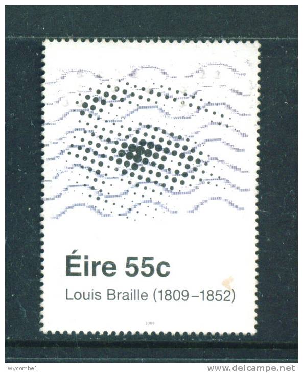 IRELAND  -  2009  Braille  55c  FU  (stock Scan) - Used Stamps