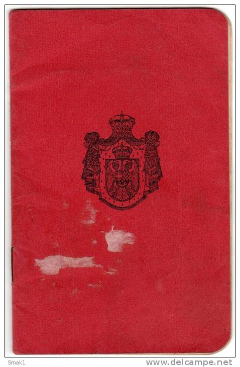 H DOCUMENT PASSPORT Kingdom SHS KING ALEKSANDAR I ZAGREB 8 FULL PAGES OF VISAS AND OTHER STAMP - Historische Dokumente