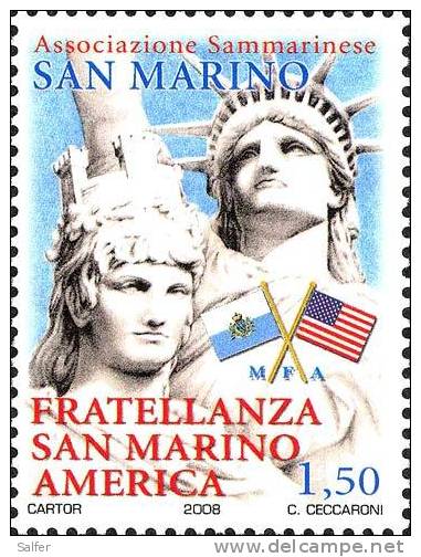 2008 SAN MARINO  ITALIA-USA  ** MNH - Neufs