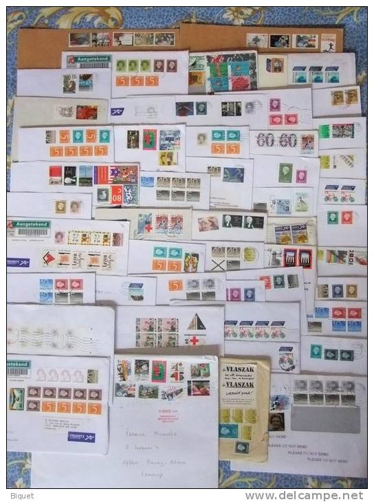 Collection De 51 Enveloppes Des Pays Bas Pour La France.Netherlands Covers. - Collections