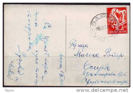 BULGARIA - SAINTS KYRILLO + METODIE - PATRON EUROPE  -  To Yugoslavia  - 1937 - Storia Postale