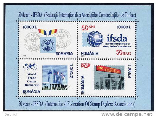 ROMANIA 2002 IFSDA Block MNH / **.  Michel Block 321 - Blocks & Sheetlets