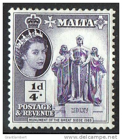 Malta 1956 1/4d MH  SG 266 - Malta (...-1964)
