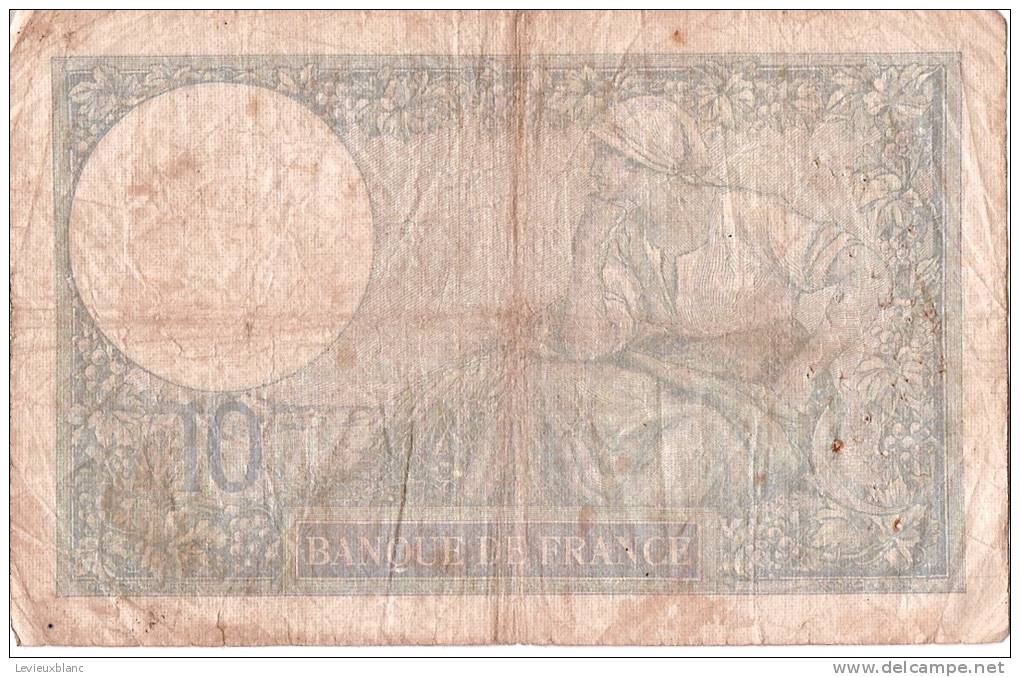 Billets De Banque/France /Banque De France/10 Francs/1939             BIL74 - 10 F 1916-1942 ''Minerve''