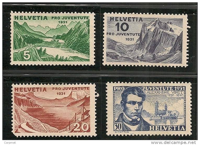 SWITZERLAND - 1931  PRO JUVENTUDE   - Yvert # 250/3 - MINT LH - Neufs