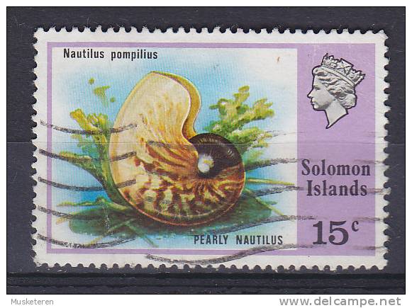 British Solomon Islands 1976 Mi. 311       15 C Meeresschnecke Sea Shell Pearly Nautilus - Islas Salomón (...-1978)