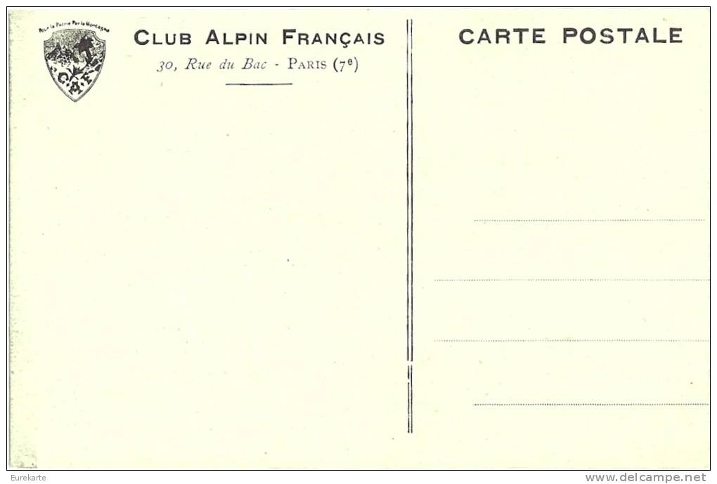 HAUTES ALPES 05.ENVIRONS DE BRIANCON LOT 2 CARTES  REFUGE SEZANNE ET TUCKETT PROPRIETE DU CLUB ALPIN FRANCAIS - Autres & Non Classés