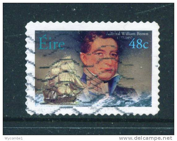 IRELAND  -  2003  Mariners  48c  Self Adhesive  FU  (stock Scan) - Used Stamps