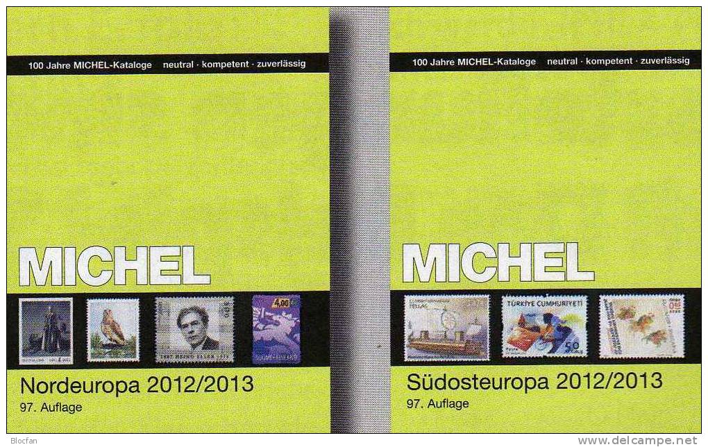 MiICHEL Catalogue Europa 2012/13 Katalog New 116€ Part 4 Plus 5 Stamp With BG GR RO TR Zy Kreta SFIsl Lit Est Lat DK S N - Belgium